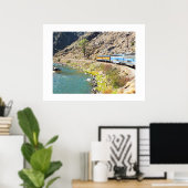 峡谷王室の列車 ポスター (ホームオフィス)