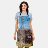 峡谷王室の橋サイドビューエプロン エプロン (着用した状態)