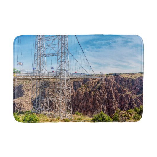 峡谷王室の橋サイドビューバスマット バスマット (正面)