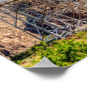 峡谷王室の橋サイドビューポスター ポスター (角)