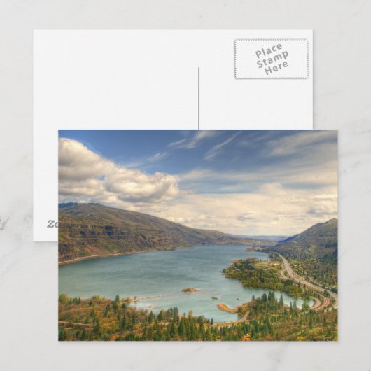 峡谷 ポストカード (正面/裏面)