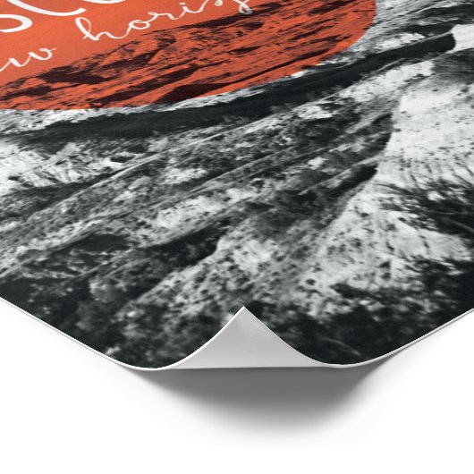 峡谷 |新しいホライゾンの検出引用文 ポスター (角)