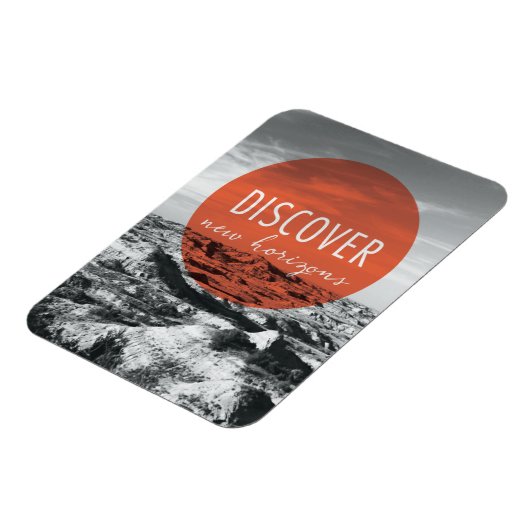 峡谷 |新しいホライゾンの検出引用文 マグネット (左側)