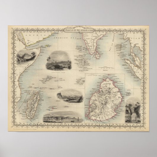 島々のインディアン海 ポスター (正面)