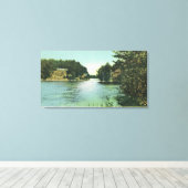 島々の中を見る キャンバスプリント (インサイチュ (ウッドフロア))