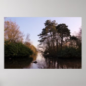 島々の間に、ロアースパーク湖、カーディフ。 ポスター (正面)