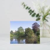 島々の間に、ロアースパーク湖、カーディフ。 ポストカード (スタンド正面)