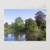 島々の間に、ロアースパーク湖、カーディフ。 ポストカード (正面)