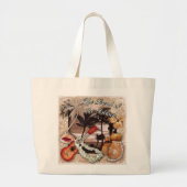 島々の音 ラージトートバッグ (正面)