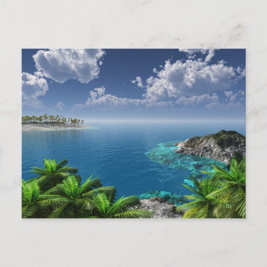 島からの挨拶 ポストカード (正面)