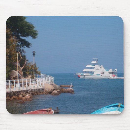 島からの眺めプエルト・バラルタ マウスパッド (正面)