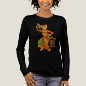 「島から踊りの女神さま トライブレンドＴシャツ (正面)