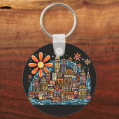 島での休暇 キーホルダー (正面)