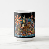 島での休暇 コーヒーマグカップ (中央)