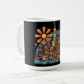 島での休暇 コーヒーマグカップ (正面左)