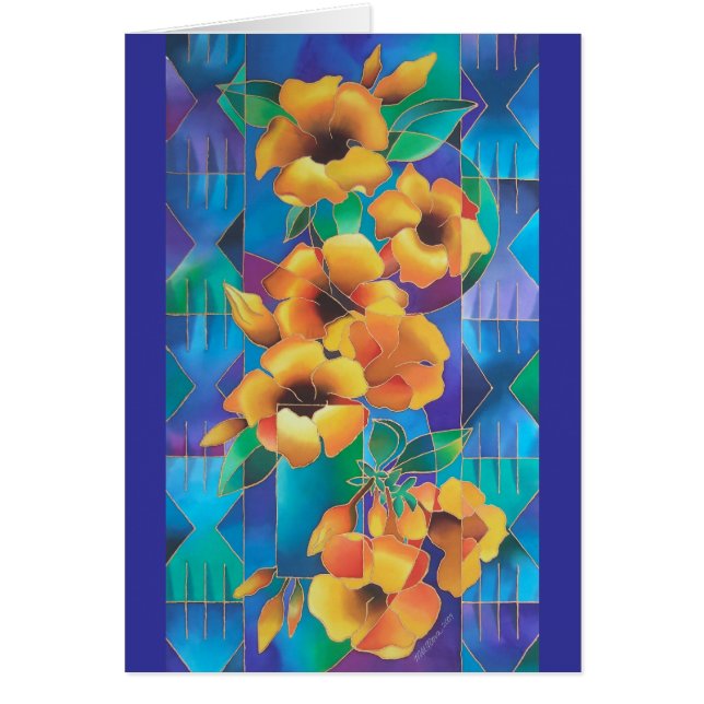 "島によって開花します~のALLAMANDA "が (正面)