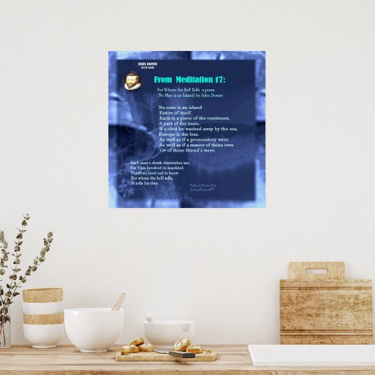 島に人は無い ポスター (キッチン)