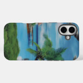 島のやすらぎ | 南国のビーチの風景 Achempong D Case-Mate iPhoneケース (裏面 (横))