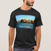 島のキュラカオデザインバイアドリオ Tシャツ (正面)