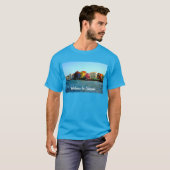 島のキュラカオデザインバイアドリオ Tシャツ (正面フル)