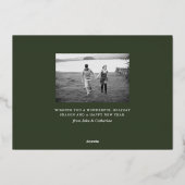 島のグリーティング ホリデー カード (裏面)