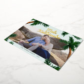 島のグリーティング ホリデー カード (回転した状態)