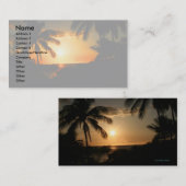 島のスタイルハワイ 名刺 (正面/裏面)