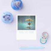 島のチラシの木、カスタマイズ可能な文字 チラシ (シングル)