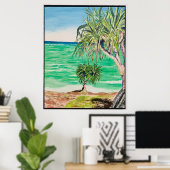 島のビュー ポスター (ホームオフィス)