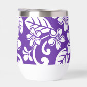 島のプルメリア模様（紫） (右面)