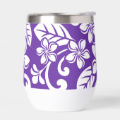 島のプルメリア模様（紫） (左面)