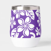 島のプルメリア模様（紫） (背面)