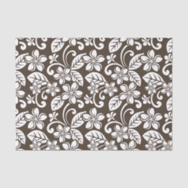 島のプルメリア（コーヒーブラウン） 薄葉紙