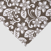 島のプルメリア（コーヒーブラウン） 薄葉紙 (詳細)