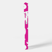 島のプルメリア（ホットピンク）ケースメイトiPhoneケース Case-Mate iPhoneケース (裏面 / 左)