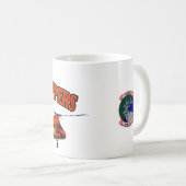 島のホッパーシンプルな設計 コーヒーマグカップ (正面右)