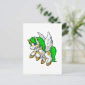 島のユニ飛んでいるミステリー島 ポストカード (スタンド正面)