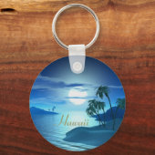 島の入り江 – ハワイ キーホルダー (正面)