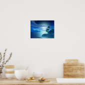 島の入り江 ポスター (キッチン)