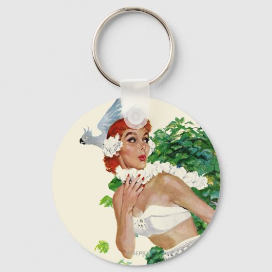 島の呪文 キーホルダー (正面)