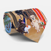 島の夏期休暇のラブラドール ネクタイ (ロール)