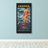 島の夏 キャンバスプリント (インサイチュ (ウッドフロア))