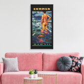 島の夏 キャンバスプリント (インサイチュ (リビング))