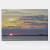 島の夕日 ゲストブック (裏面)