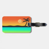 島の夕日 ラゲッジタグ (裏面横)