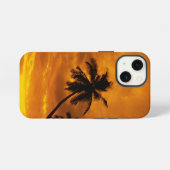 島の夕日 iPhoneケース (裏面横)