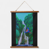 島の夢 吊り下げ型タペストリー (正面)