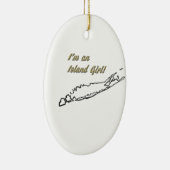 島の女の子(ロングアイランド) セラミックオーナメント (右)