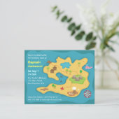 島の宝物地図、海賊誕生会 招待状 (スタンド正面)