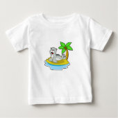 島の封印 ベビーTシャツ (正面)